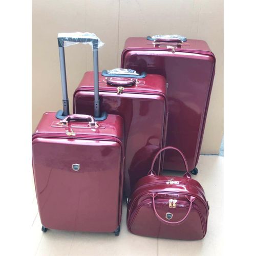 Luxury Travel Trolley Bag + Free Ladies Handbag-Deluxe.com.ng