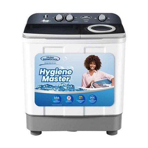 Haier Thermocool Top load Semi Automatic,TLSA13AD 13kg, Grey - deluxe.com.ng