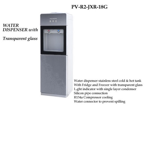 POLYSTAR WATER DISPENSER HOT AND COLD | PV-R2JXR-18G  deluxe.com.ng