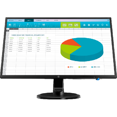 HP N246V IPS MONITOR 24" (HDMI,DVI AND VGA) - deluxe.com.ng