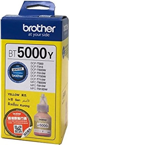 BROTHER BT5000Y INK Yellow - FOR Brother T300,T500,T700W,T800W Printers  - deluxe.com.ng