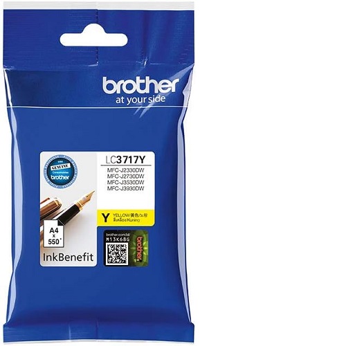BROTHER LC3717Y Yellow  Ink Cartridge - deluxe.com.ng
