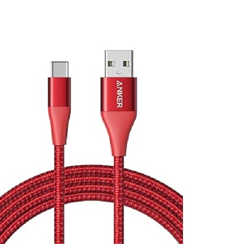 Anker Powerline+ II USB-C to USB-A Cable |A8463091| (6ft) – Red - deluxe.com.ng