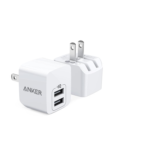 Anker PowerPort Mini Dual Port |B2620221| 12W Wall Charger 2 - deluxe.com.ng