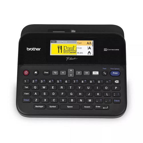 BROTHER PT-D600 DESKTOP LABELLER WITH PC CONNECTION AND BARCODE SUPPORT (6-24MM) - deluxe.com.ng