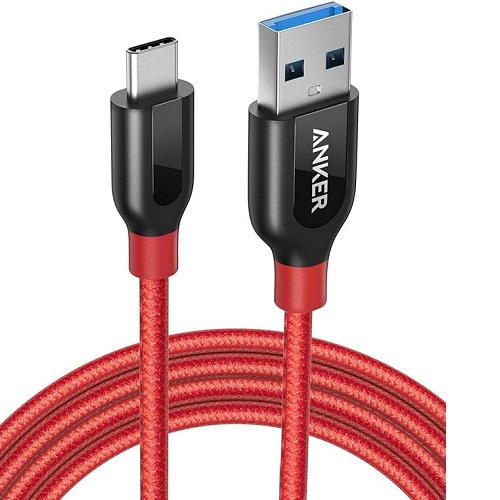 Anker USB C Cable |A8166011| Powerline USB 3.0 to USB C Charger Cable (6ft)  - deluxe.com.ng
