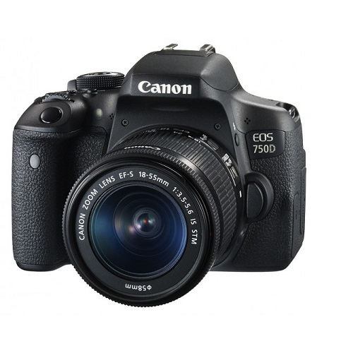 Canon Professional Digital SLR Camera EOS 750D with 18-55mm Lens (DAME) -deluxe.com.ng