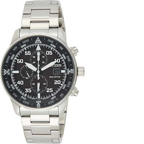 CITIZEN CA0690-88E MEN’S ECO-DRIVE BLACK DIAL CHRONOGRAPH BRACELET WATCH - deluxe.com.ng
