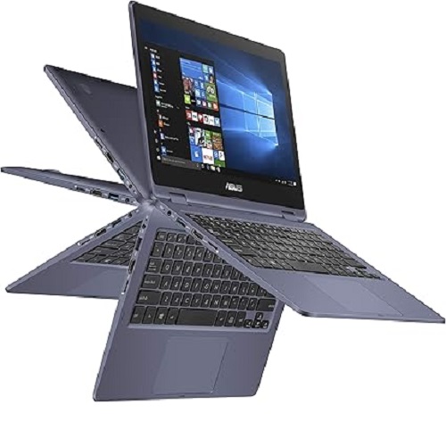 Asus Vivobook Flip Convertible 2-In-1 Laptop With 11.6-Inch, Intel Celeron Processor, 4GB RAM, 64GB Flash Memory, Intel HD Graphics - Star Grey | TP202NA-EH008TS (DW) - deluxe.com.ng