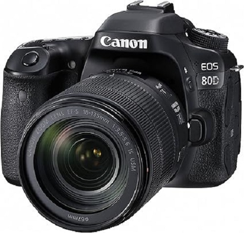 Canon Professional Digital EOS 80D DSLR Camera with 18-135mm Lens (DAME) - deluxe.com.ng