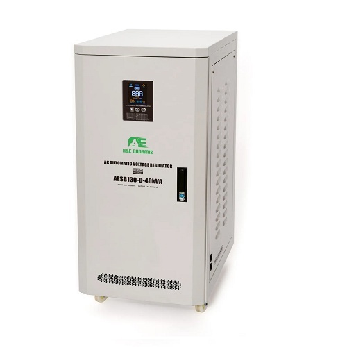 A & E DUNAMIS 20KVA SERVO SINGLE PHASE VOLTAGE STABILIZER AESB130-D - deluxe.com.ng