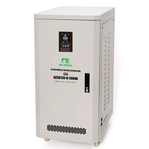 A&E Dunamis 30KVA Servo Single Stabilizer 130V-260V - deluxe.com.ng