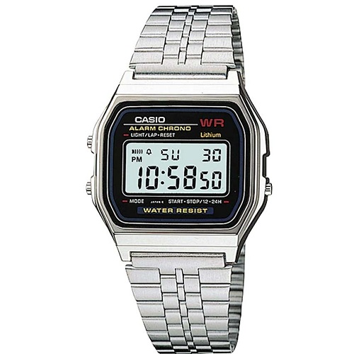 CASIO A159WA-N1DF UNISEX CLASSIC VINTAGE DIGITAL BRACELET SMALL WATCH - deluxe.com.ng