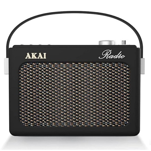 AKAI Retro Portable Wireless Dab Radio - deluxe.com.ng