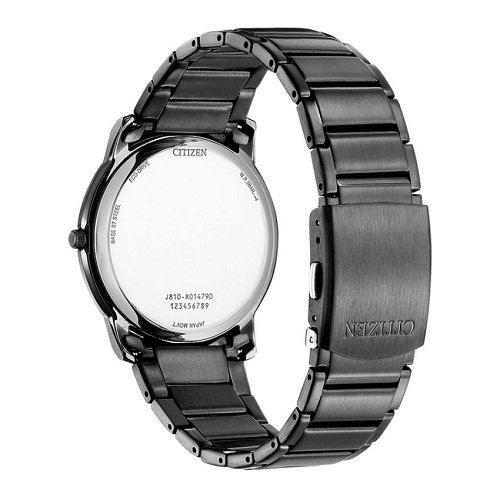 CITIZEN AW1217-83E MEN’S ECO-DRIVE FULL BLACK STAINLESS STEEL ANALOG DRESS MEDIUM WATCH - deluxe.com.ng