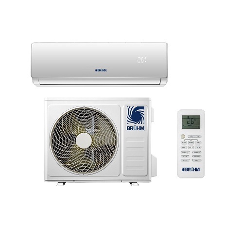 BRUHM AIR CONDITIONER | BAS-09RCEW-R410A 9000BTU SPLIT TYPE 1 HP  - deluxe.com.ng