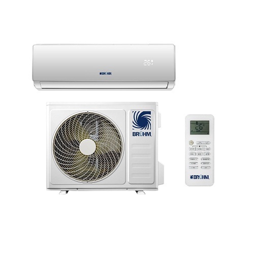 BRUHM 1.5 HP SPLIT AIR CONDITIONER | BAS-12RCEW R410A - deluxe.com.ng