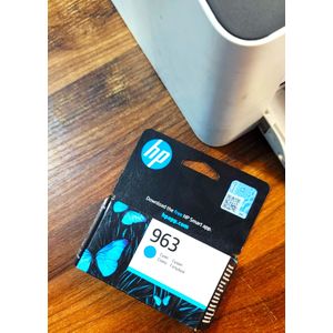 HP 963 Cyan Original Ink Cartridge - deluxe.com.ng