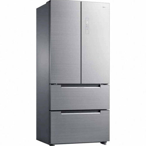 Midea 469L Side by Side Refrigerator HQ-610 WEN BLACK STAINLESS - deluxe.com.ng