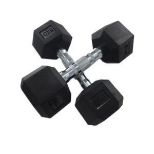 GATEGOLD FITNESS - Rubber dumbbell 2.5kg (pair) - deluxe.com.ng