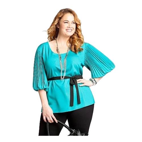 Ink Blue Cold Shoulder Shirt