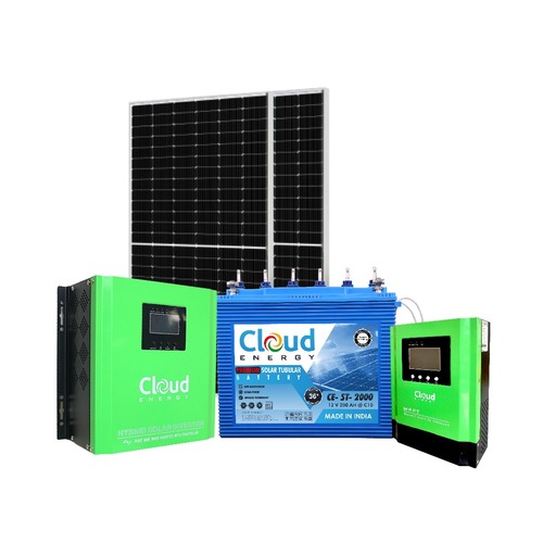 CLOUD ENERGY 1.5KVA/12V INVERTER BUNDLE(1.5KVA/12V Home Inverter, 200AH/12V C10 Tubular battery - 1pcs, 410W Cloud Energy Solar panel - 4pcs, 60A Charge Controller - 1pc) - deluxe.com.ng