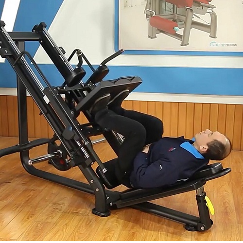 TECHNO FITNESS KJ1250 Commercial Hack squat & Leg Press - deluxe.com.ng