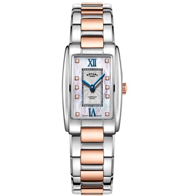 ROTARY LB05437/07/D WOMEN’S CAMBRIDGE DIAMOND SET TWO-TONE BRACELET WATCH