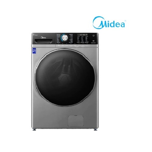 MIDEA WASHING MACHINE | MFH01W210B/S Automatic Washer & Spin, 21 Kg - Silver - deluxe.com.ng - deluxe.com.ng