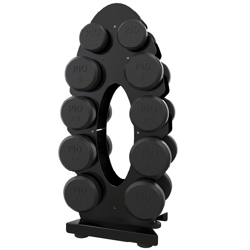 GATEGOLD FITNESS - PL06 Oval Shaped Dumbbell Rack - deluxe.com.ng