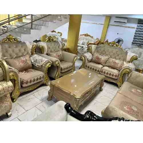 QUALITY DESIGNED 7 SEATERS SOFA (WITHOUT CENTER TABLE) -AVAILABLE (AUSFUR) - deluxe.com.ng