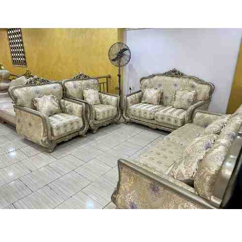 QUALITY DESIGNED 7 SEATERS SOFA (WITHOUT CENTER TABLE) -AVAILABLE (AUSFUR) - deluxe.com.ng