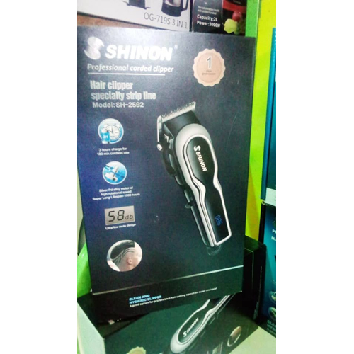 SHINON PROFESSIONAL CORDED HAIR CLIPPER SH-2592  - deluxe.com.ng
