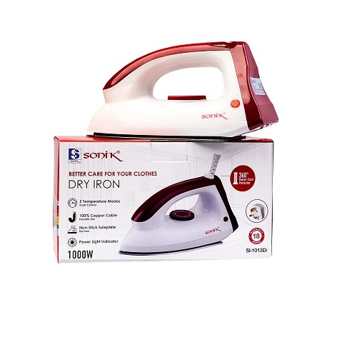 Sonik Steam Iron STI 1013d - deluxe.com.ng