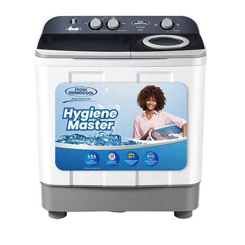 HAIER THERMOCOOL Semi Automatic WASHING MACHINE TLSA10AD 10.2KG - Deluxe.com.ng