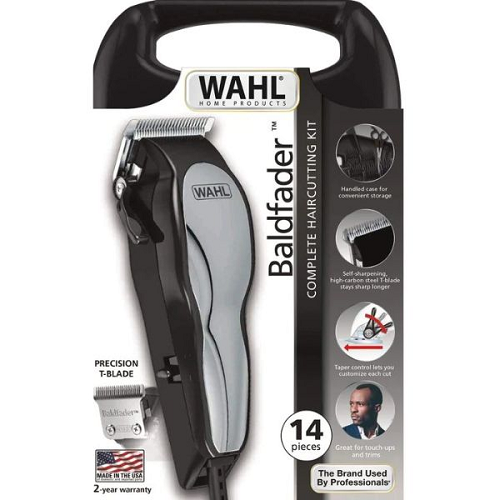 Wahl Bald Fader|79111-527| Clipper Hair Cutting Kit - 14 Pieces (NN) - deluxe.com.ng