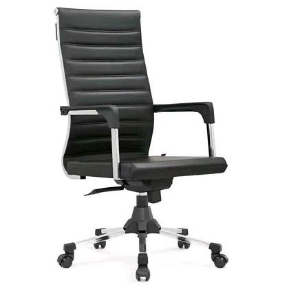 BLACK OFFICE CHAIR WITH HIGH BACK (OFU)