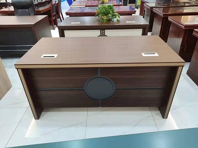 6 METRE OFFICE TABLE WITH EXTENSION (SEFU)