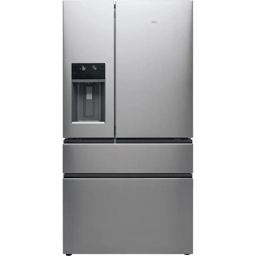 AEG Refrigerator | Fridge 378 litres/Freezer 239 litres RMB954F9VX 4 + 1 Extendable Door Shelves With Tech Stops Ice Up Fridge-Freezer - Stainless Steel - deluxe.com.ng 