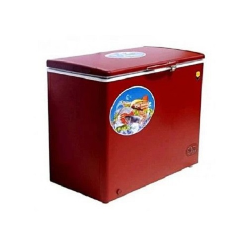 Nexus 555L Double Door Chest Freezer | NX 695C Wine Red - deluxe.com.ng