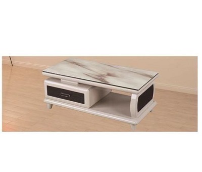 LIGHT BROWN & CREAM CENTER TABLE (HIFU)