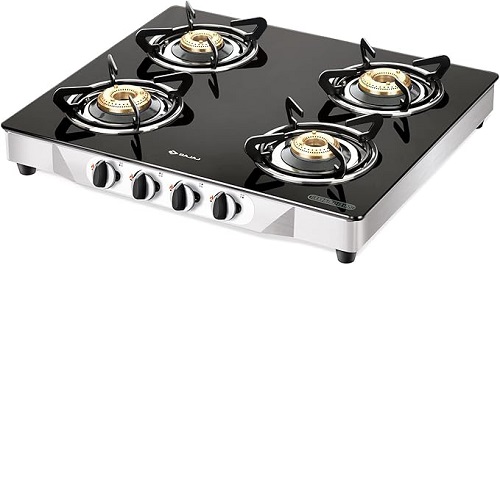 Bajaj 4 Burners Table Top Gas Cooker Stove (stainless) - deluxe.com.ng