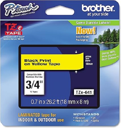 BROTHER LABELING TAPES  TZE-641 - deluxe.com.ng