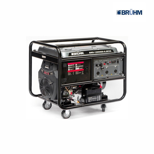 BRUHM GASOLINE GENERATOR 9.0KVA BRG-12990ES – Electric Start - deluxe.com.ng