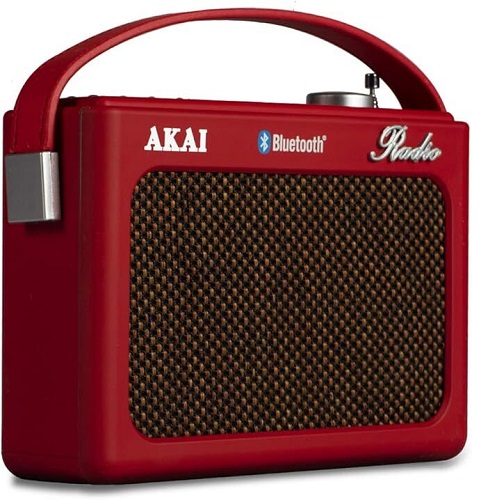 AKAI Retro Portable Wireless Dab Radio - deluxe.com.ng