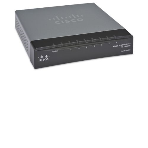 Cisco SF100D-08P 8-Port 10/100 PoE Desktop Switch(DT) - deluxe.com.ng