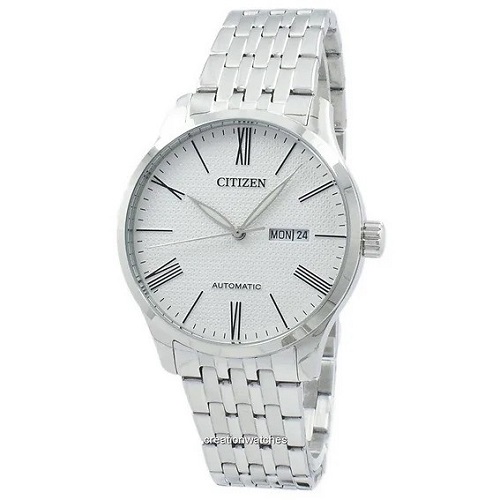 CITIZEN NH8350-59A MEN’S MECHANICAL GUNMETAL BRACELET WATCH - deluxe.com.ng