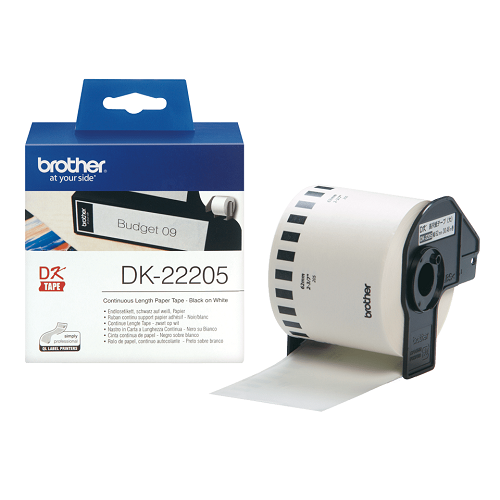 BROTHER DK-22205 62mmX30.5mm ROLLS - deluxe.com.ng