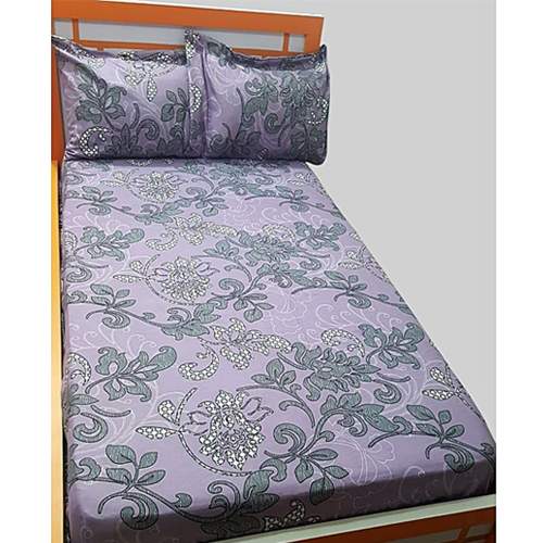 Deluxe Purple Design Bedsheet 