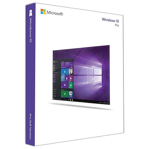 Microsoft Windows 10 Pro 64-Bit DVD - OEM (MS-FQC-08929) 